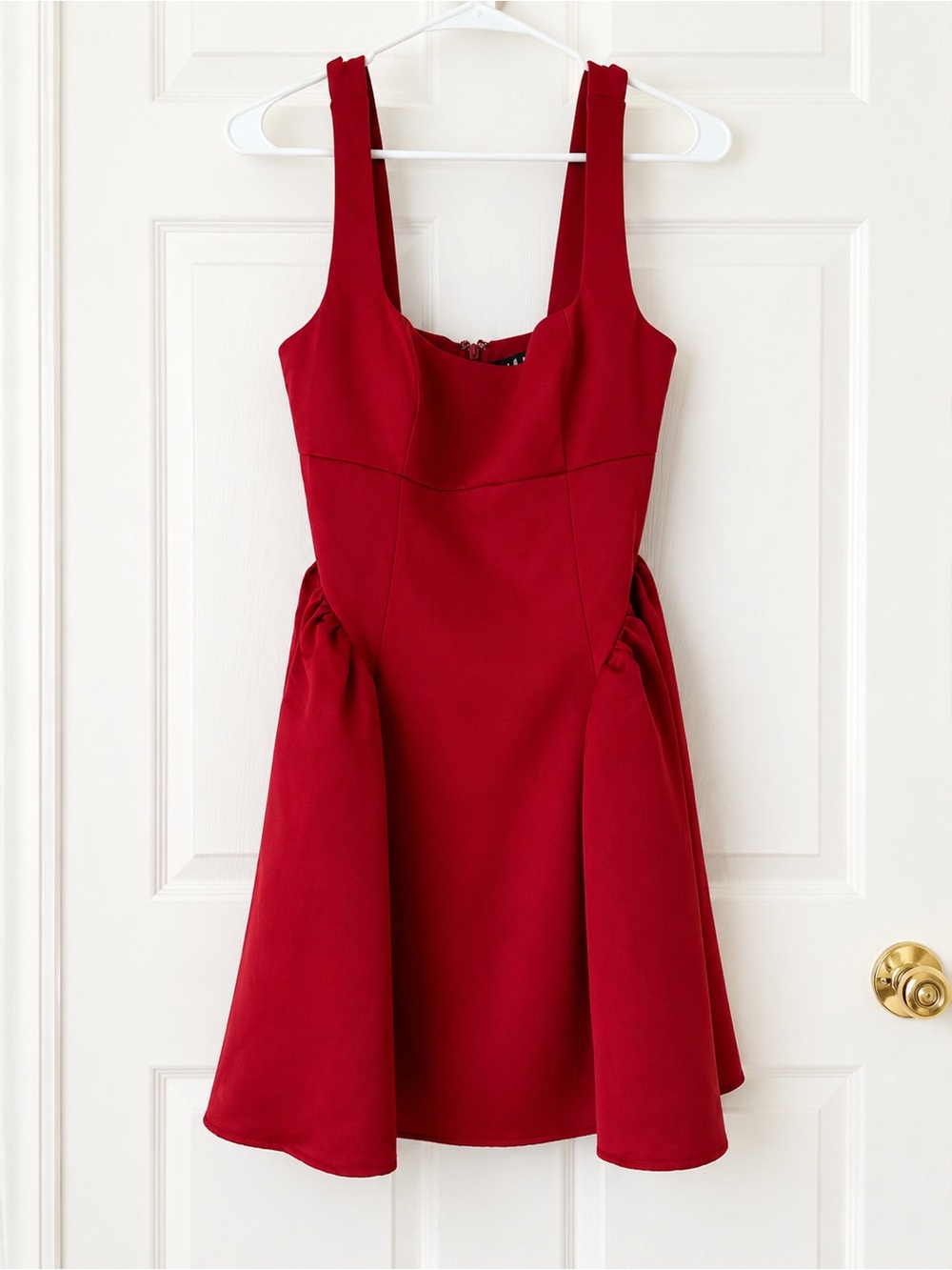 NWT Lulu's Red Sleeveless Fit-and-Flare Mini Dress